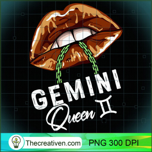 Gemini Queen Lips Sexy Black Afro Queen May June Womens Long Sleeve T Shirt copy