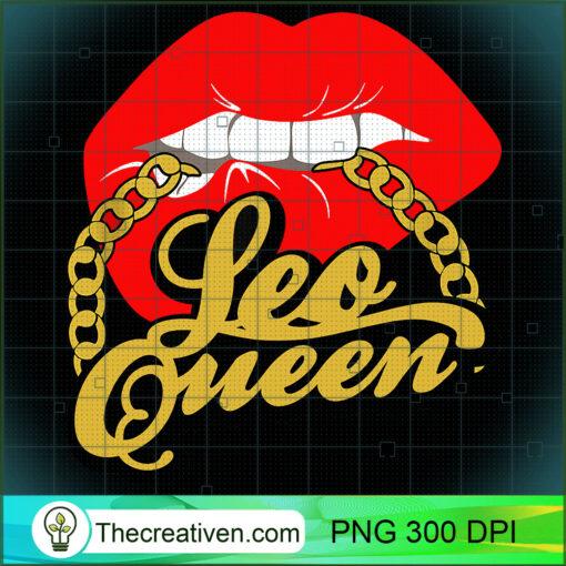 Leo Queen Birthday Chain Lip Biting Leo Queen Birthday Tank Top copy 1