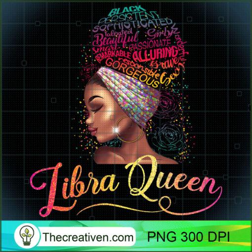 Libra Queen Afro Women September October Melanin Birthday Pullover Hoodie copy
