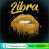 Libra Zodiac Birthday Golden Lips T Shirt for Black Women copy