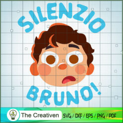 Silenzio Bruno! SVG, Luca SVG, Cartoon SVG