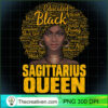 Sagittarius Queen Black Woman Natural Hair African American T Shirt copy