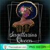 Sagittarius Queen T Shirt Astrology Birthday Black Women Long Sleeve T Shirt copy