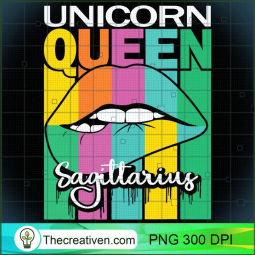 Sagittarius Unicorn Queen Zodiac Sign Retro Vintage Birthday T Shirt copy