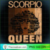 Scorpio Queen Afro Birthday Melanin Black African American Sweatshirt copy