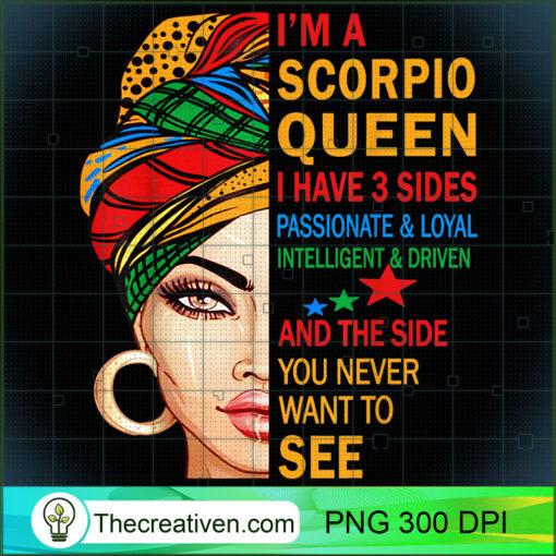 Scorpio queen I have 3 sides shirt birthday gift for Scorpio T Shirt copy