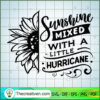 Sunshine mixed with a little hurricane copy