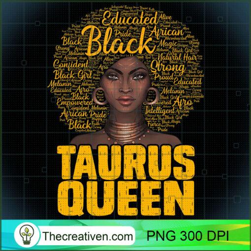 Taurus Queen Black Woman Afro Natural Hair African American T Shirt copy
