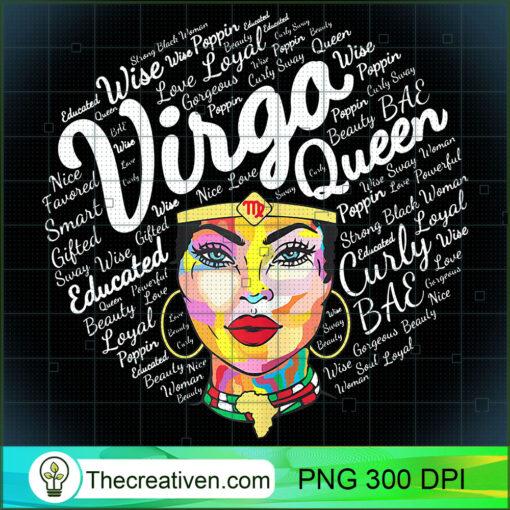 Virgo Black Queen Shirt Birthday Gift Virgo Queen T Shirt copy