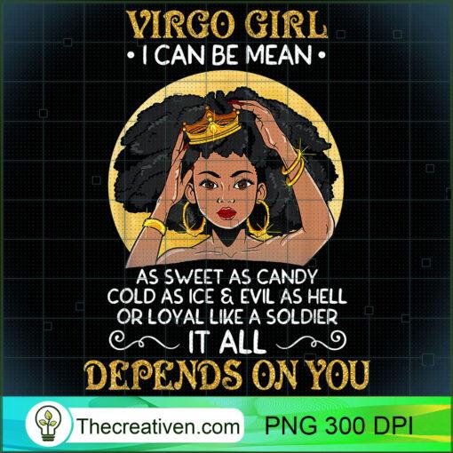 Virgo Girls Black Queen August September Birthday Gifts T Shirt copy