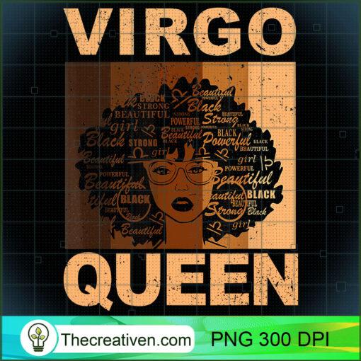 Virgo Queen Afro Birthday Melanin Black African American T Shirt copy
