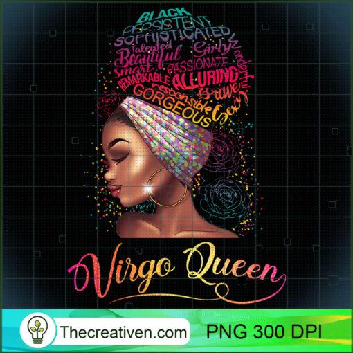 Virgo Queen Afro Women August September Melanin Birthday Pullover Hoodie copy