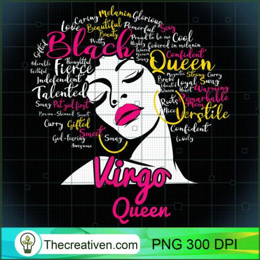Virgo Queen Funny Birthday Gift for Black Women Girl T Shirt copy