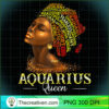 Womens Aquarius Queen Womens Birth Date Symbol Zodiac Afro Birthday T Shirt copy