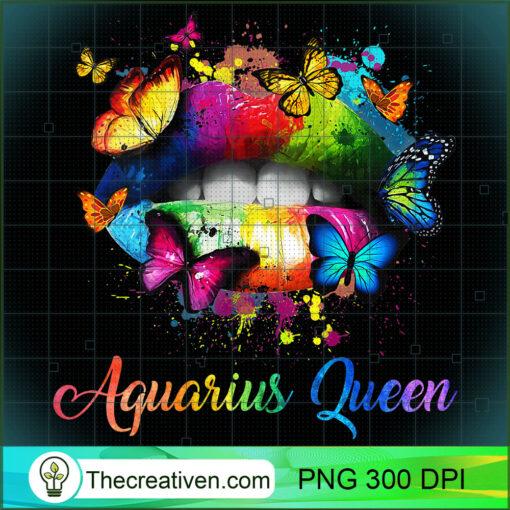 Womens Aquarius Queens Lips Hippie Birthday Gift For Women Girls Tank Top copy