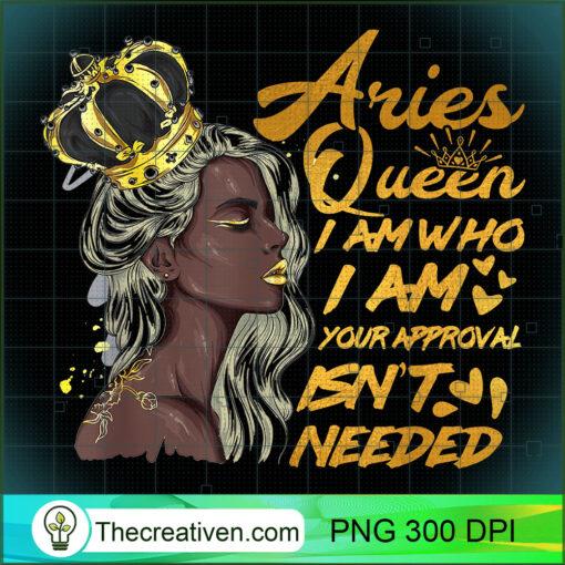 Womens Aries Queen Birthday Zodiac Gift Black Women Gift Gir T Shirt copy