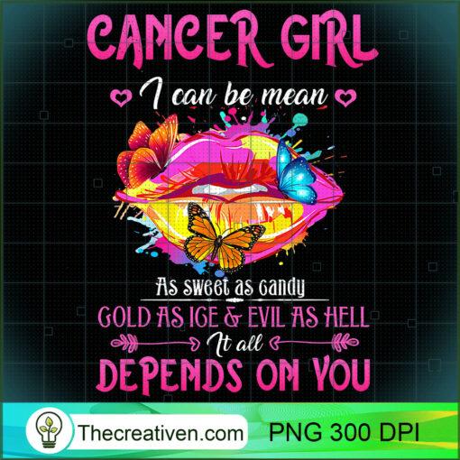 Womens Cancer Girl Lips June July Queen Birthday Zodiac Premium T Shirt copy