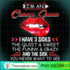 Womens Cancer Queen I Have 3 Sides Funny T Shirt Bday Gifts copy