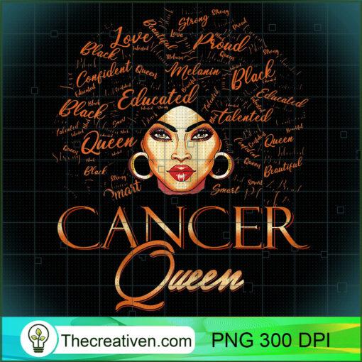Womens Cancer Queen Zodiac Born In June or July Birthday Gift T Shirt copy