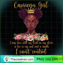 Womens Capricorn Girl Queen Boho Afro Lady Zodiac Horoscope Birthda T Shirt copy