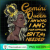 Womens Gemini Queen Birthday Zodiac Gift Black Women Gift Gi T Shirt copy