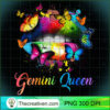 Womens Gemini Queens Lips Hippie Birthday Gift For Women Girls Premium T Shirt copy