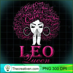 Womens Leo Queen For Black Women PNG, Afro Women PNG, Leo Queen PNG, Black Women PNG