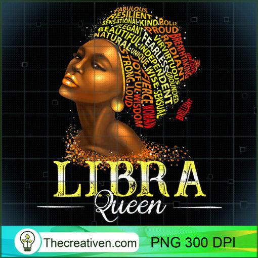 Womens Libra Queen Zodiac Birthday September October Womens Bday T Shirt copy