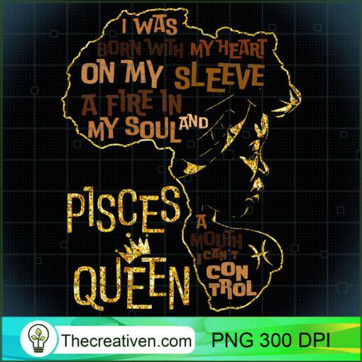 Womens Pisces Queen Birthday Zodiac Costume Black Women Gift Girl T Shirt copy