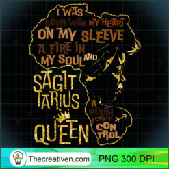 Womens Sagittarius Queen Zodiac Costume Black Women  PNG, Afro Women PNG, Sagittarius Queen PNG, Black Women PNG