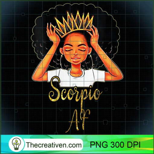 Womens Scorpio Queen AF Zodiac Floral Birthday T shirt Gifts V Neck T Shirt copy