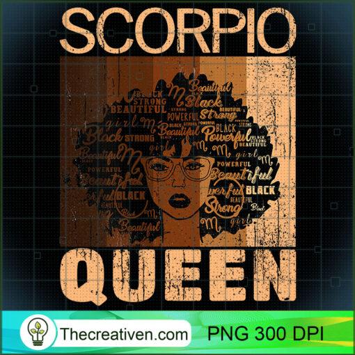 Womens Scorpio Queen Afro Birthday Melanin Black African American Tank Top copy