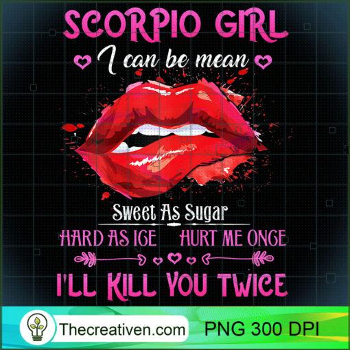 Womens Scorpio Queen Red Lips Mouth Zodiac Birthday Cute Woman T Shirt copy