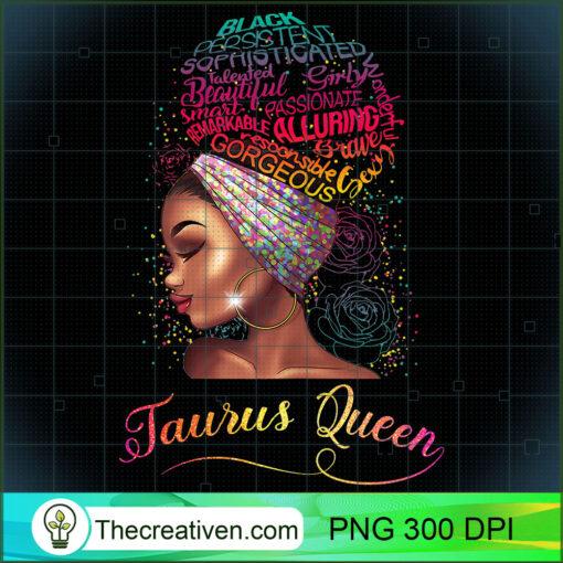 Womens Taurus Queen Afro Women April May Zodiac Melanin Birthday T Shirt copy