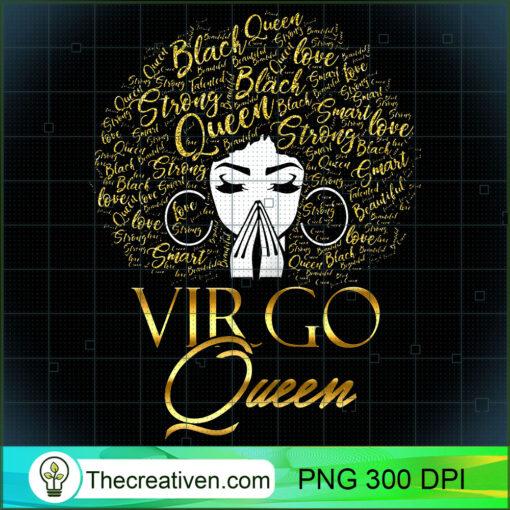 Womens Virgo Queen Strong Smart Black Lives Matter Afro Woman T Shirt copy
