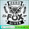 Zero fox given for black copy