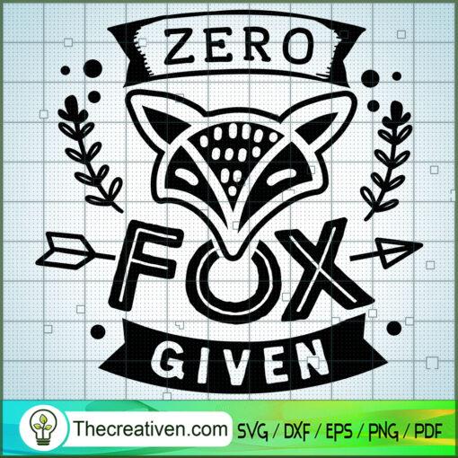 Zero fox given for black copy