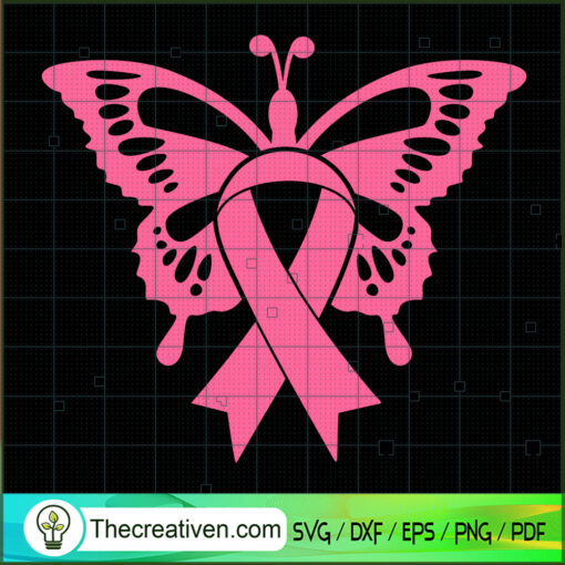 Butterfly Cure SVG, Cancer SVG, Breast Cancer Awareness SVG - Premium ...