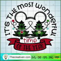 Colorful Mickey Christmas Quotes SVG, Disney Christmas SVG, Mickey And Minnie SVG