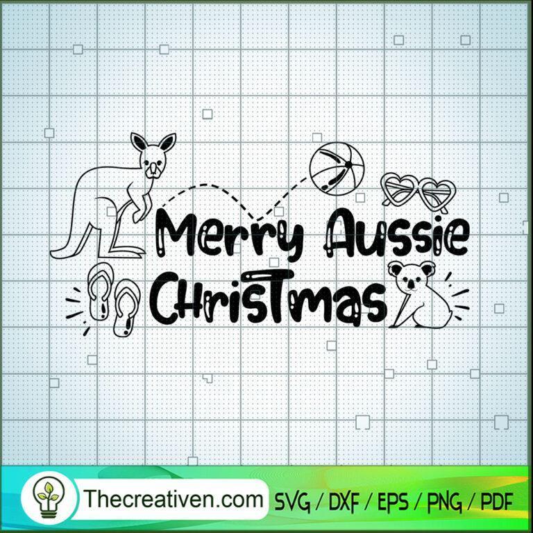 Aussie Christmas SVG, Christmas SVG, Christmas Australian SVG - Premium