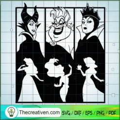 Three Witches Bad SVG, Disney Bad Witches SVG, Halloween SVG
