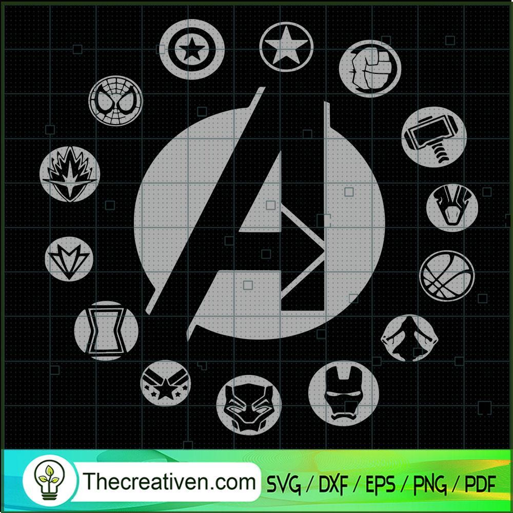 avengers logo silhouette