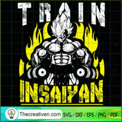 Train Insaiyan Vegeta Dragon Ball SVG, Dragon Ball SVG, Goku SVG
