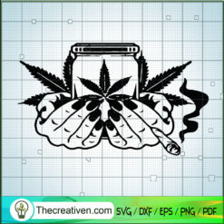 Take A Cannabis Jar SVG, Smoke Weed SVG, Cannabis SVG