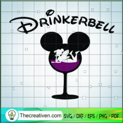 Drinkerbell SVG, Tinker Bell SVG, Walt Disney SVG