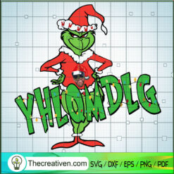 Bad Bunny x Grinch YHLQMDLG SVG, Grinch Christmas SVG, Bad Bunny SVG