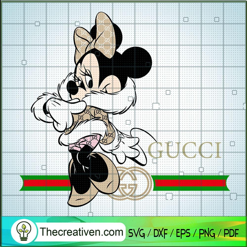 Baby Minnie Gucci SVG, Gucci Brand SVG, Minnie Mouse SVG - Premium