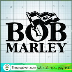 Bob Marley SVG, Singer SVG, Jamaica Men SVG