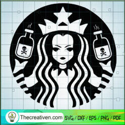Wednesday Addams Starbucks SVG, Starbucks SVG, Addams SVG