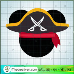 Pirates Mickey SVG, Mickey And Minnie SVG, Walt Disney SVG